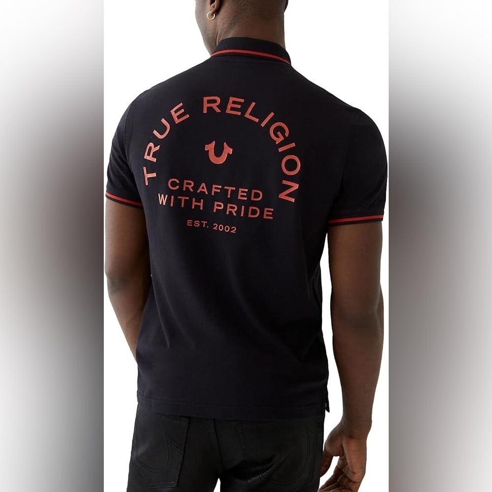NWT True Religion Men's Crafted with Pride Polo
